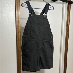 REI Trailsmith Short Overalls in olive green